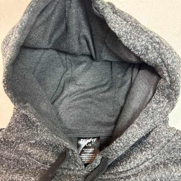 Texfit Men’s L Fleece Hoodie Pullover Sweatshirt w/ Drawstring Casual Outerwear - Picture 3 of 11